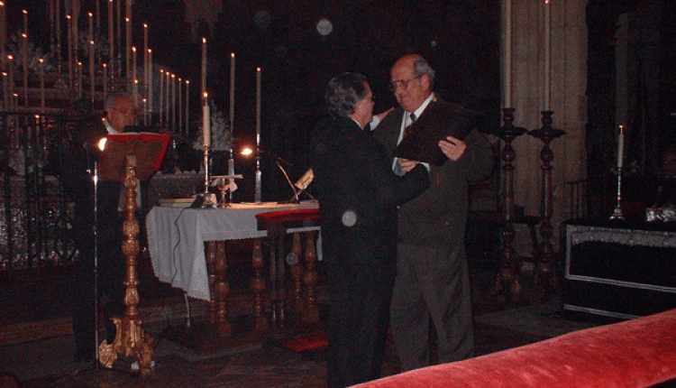 Toma de posesión de la Junta de Gobierno y nombramiento del Pregonero del año 2006 en la Hermandad de Ronda