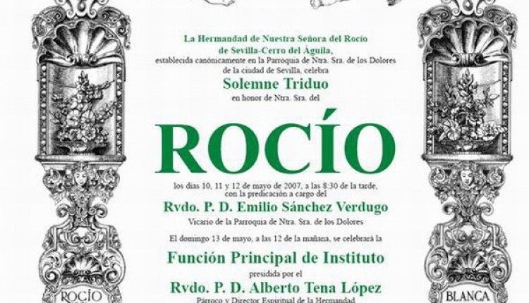 CERRO del ÁGUILA – convocatoria de cultos