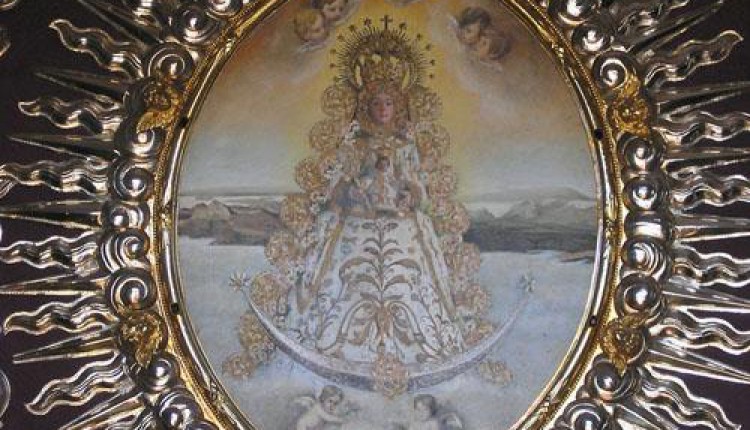 La Virgen en el Simpecado