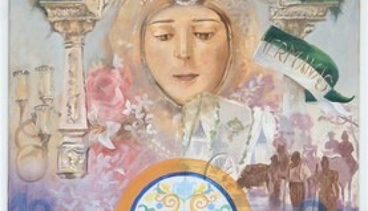 Cartel conmemorativo de la 75 romería de la Hermandad del Rocío de Dos Hermanas