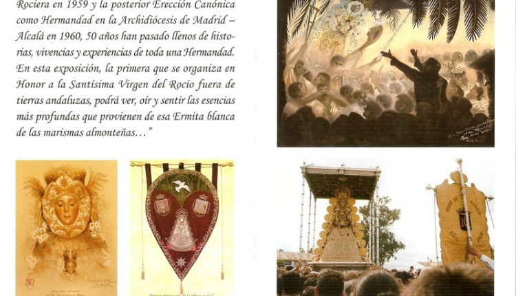 HermandaddeMadrid – Programa de la Exposición en Honor a la Santísima Virgen del Rocío