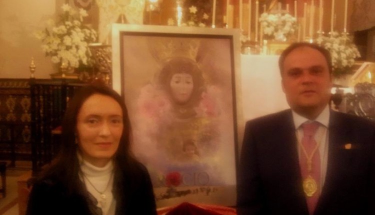 Cartel anunciador de la Romería 2010 – Obra de la pintora sevillana Isabel Sola