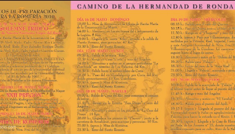 Salida de la Hermandad de Ronda