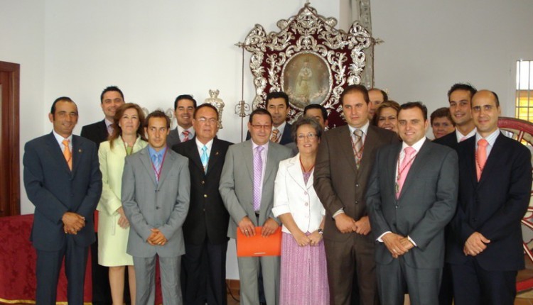 Toma de posesión de sus cargos los Hermano Mayores para Romería del Rocío del 2011 de la Primera y Más Antigua Hermandad del Rocío de Villamanrique de la Condesa