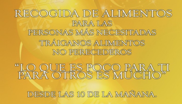 Agrupación Rociera de Marchena  – 7-XII  Rosario Público y el 11-XII Recogida de Alimentos