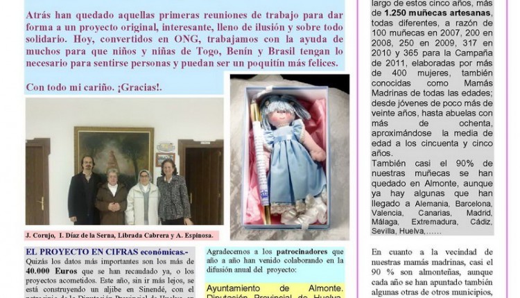 Muñecas Madrinas – V Aniversario del proyecto