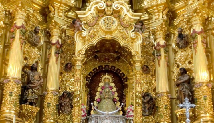Fallece Matias Aceitón, genial artista y maestro carpintero almonteño, autor del Retablo de Ntra. Sra.