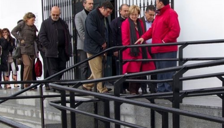 El Rocío – Inauguración de las obras que se han realizado en el perímetro del Santuario de Nuestra Señora del Rocío,