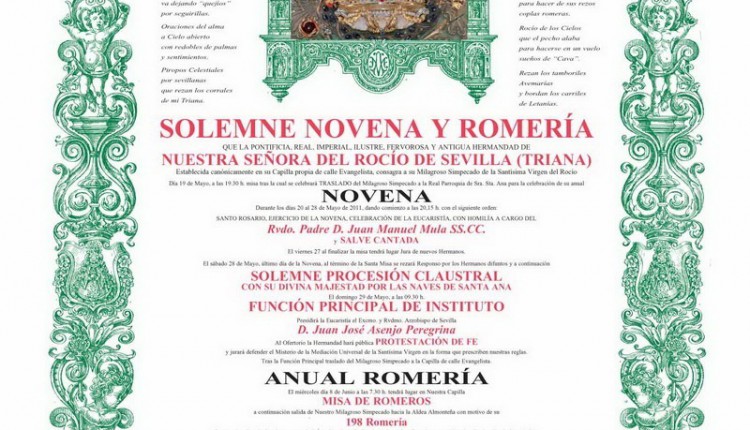 Hermandad de Triana – Solemne Novena y Romería