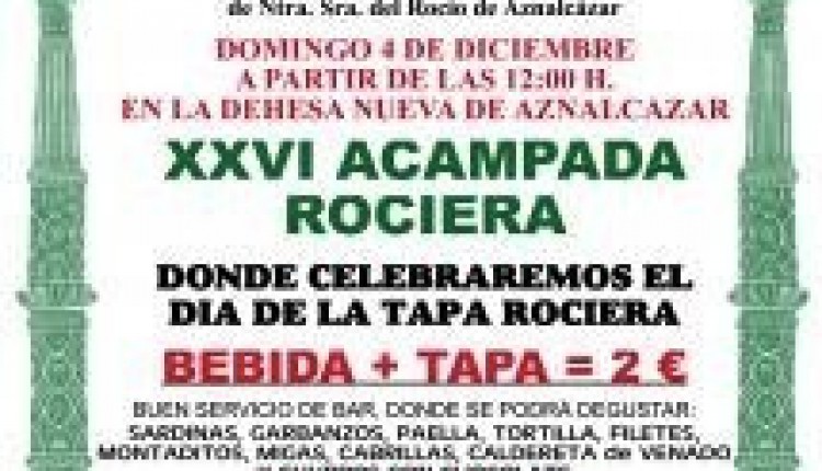 Hermandad de Aznalcázar – XXVI ACAMPADA ROCIERA