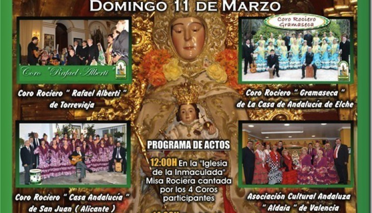 Casa de Andalucía de Torrevieja – V Encuentro de Coros Rocieros