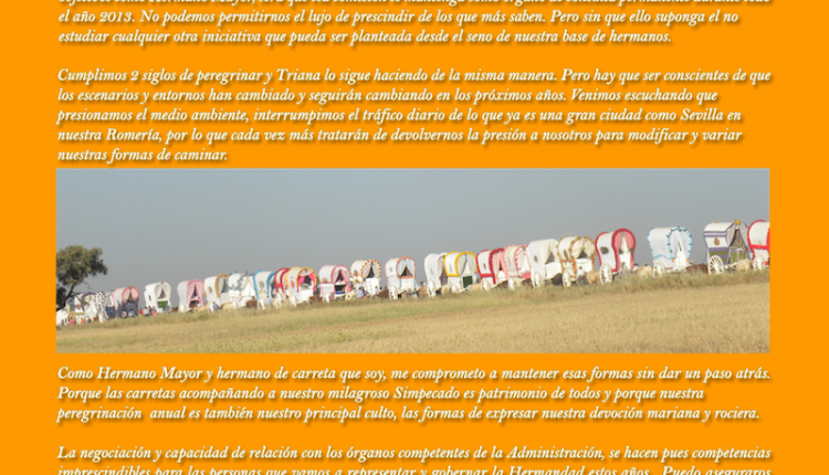 Hermandad de Triana – Candidatura de Pedro Machuca
