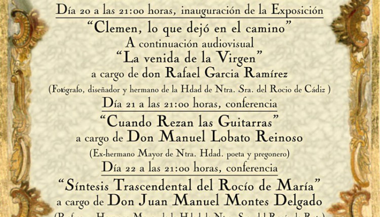 Hermandad de Sanlúcar – VII Ciclo Cultural