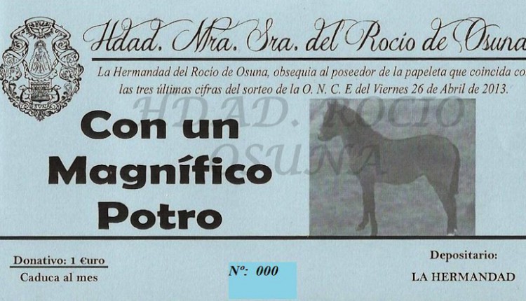 La Hermandad del Rocío de Osuna sortea un potro