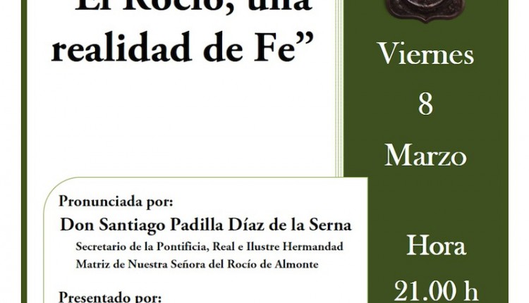 Hermandad de Dos Hermanas – Conferencia de Santiago Padilla Díaz de la Serna