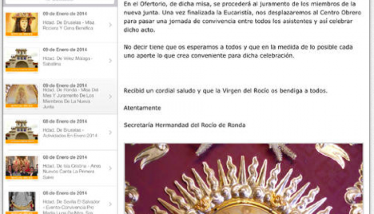 EL Rocío Noticias  en tu Iphone y en Ipad
