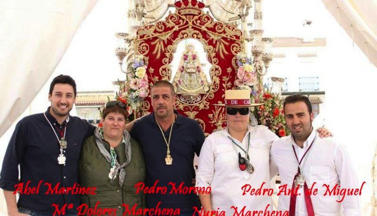 Toma de Posesión de Pedro Ant. de Miguel como nuevo Hermano Mayor de la Hdad del Rocio de Las Cabezas de San Juan el Sabado 27 de Julio.