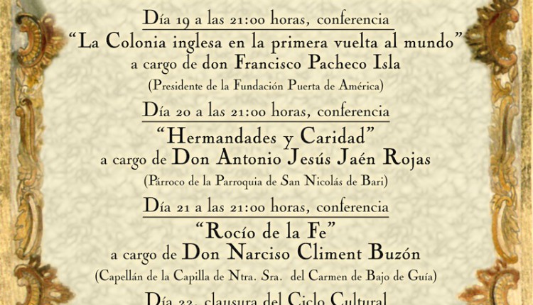 Hermandad de Sanlúcar de Barrameda – VIII Ciclo Cultural Rocio