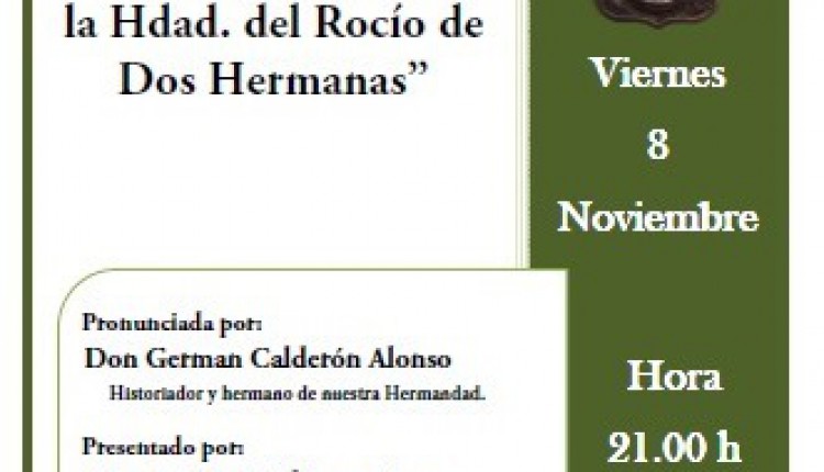 Hermandad de Dos Hermanas – Nuevo ciclo de conferencias