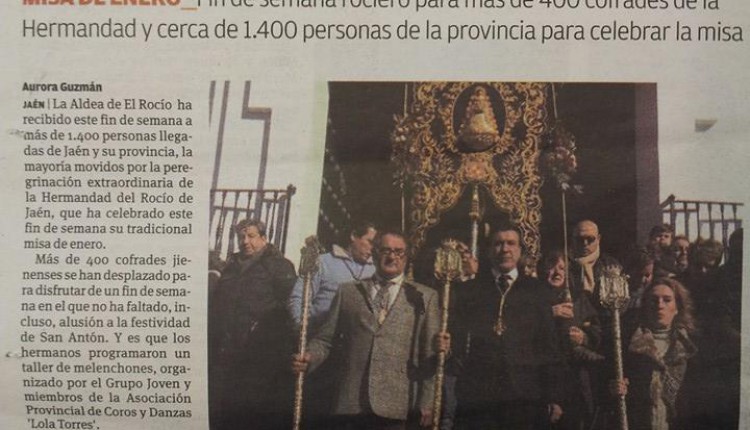 Hermandad de Jaén – Peregrinación extraordinaria