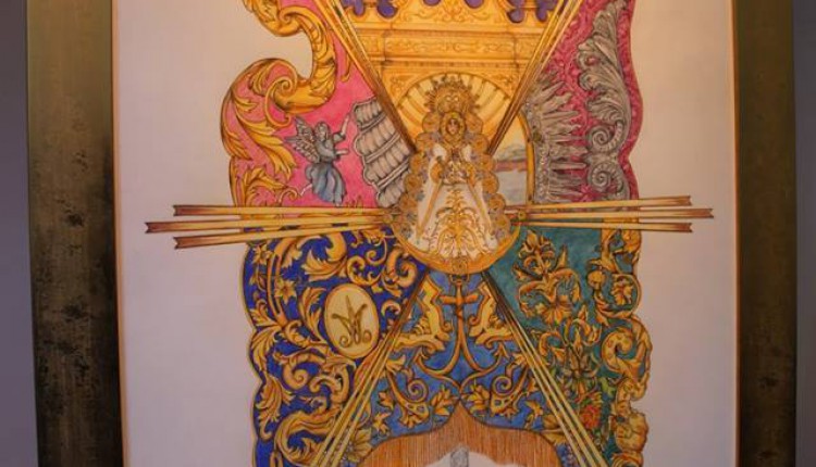 Presentación del cartel que ha realizado la Hermandad de Fuengirola para el acto de Encuentro de Hermandades y Asociaciones del Rocío de la Provincia de Málaga