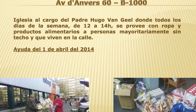 Hermandad de Bruselas – Dosier de Caridad del mes de marzo 2014