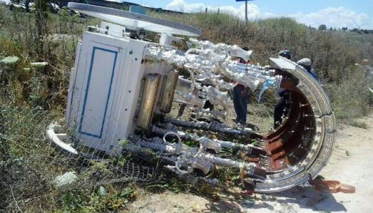 La Carreta de la Hermandad de Osuna sufre un accidente en el camino