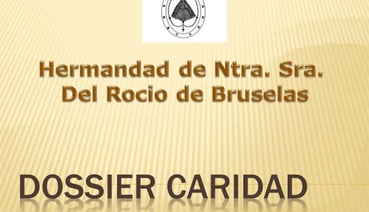 Hermandad de Bruselas – Dossier de la Bolsa de Caridad de la Hermandad del mes de septiembre del 2014