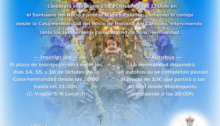 Hermandad de Montequinto – Peregrinación extraordinaria y Calendario de Cultos 2014