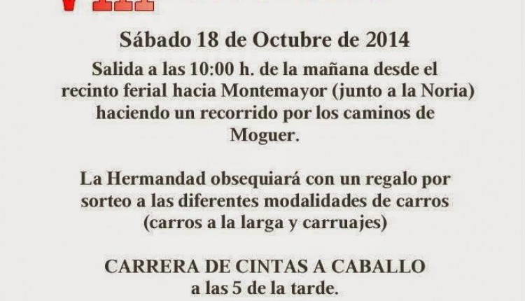 Hermandad de Moguer – III Concentración de Carros en el Coto de Montemayor.