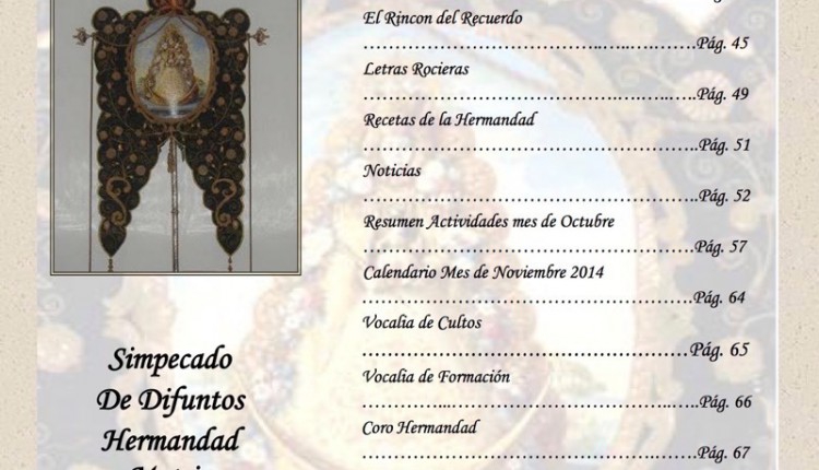 Hermandad de Albacete – Boletín de noviembre 2014