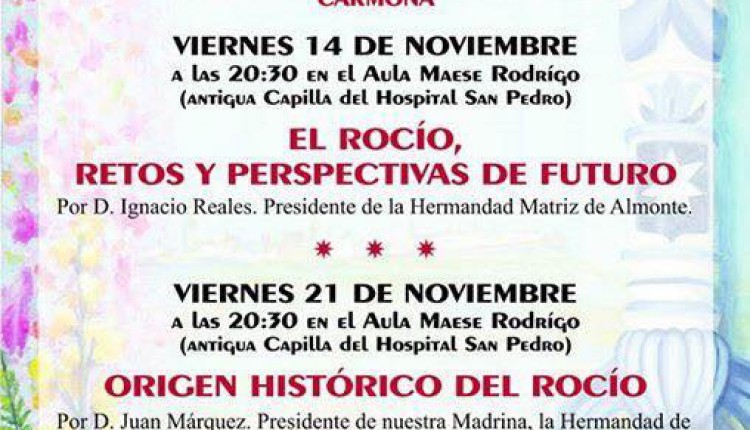 Hermandad de Carmona – Ciclo Conferencias