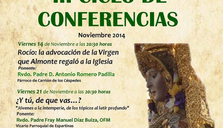 Hermandad de Espartinas – III Ciclo de conferencias