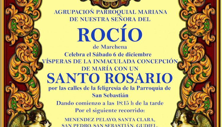 Agrupación Parroquial de Marchena – Santo Rosario por la feligresía de la parroquia de  San Sebastián Mártir