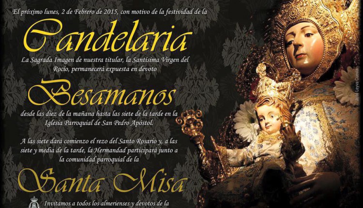 Hermandad de Almería – Celebración de la Candelaria 2015