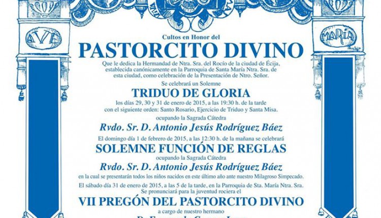 Hermandad de Écija – Solemne Triduo