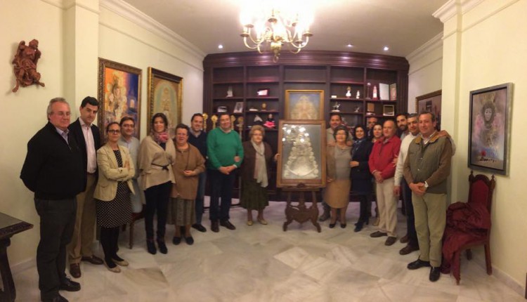 Hermandad Matriz – La familia Bañez Romero dona un cuadro