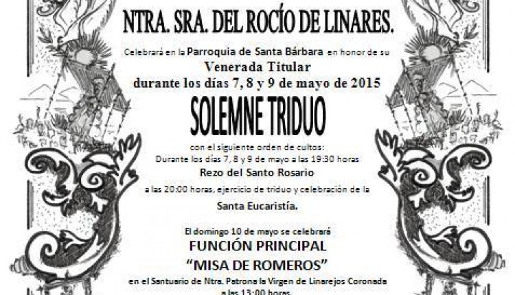 Hermandad de Linares – Solemne Triduo 2015
