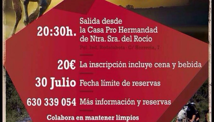 Agrupación Parroquial de Ntra. Sra. del Rocío de El Cuervo – Cuarta edición de la Noche de Luna a Caballo