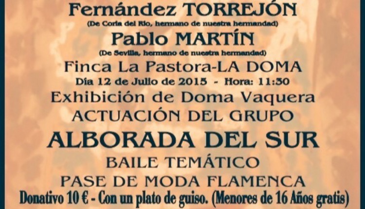 Hermandad de Cerro del Águila – Fiesta taurina y ecuestre