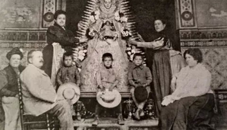 Foto de Ntra. Sra. La Virgen del Rocío en 1917