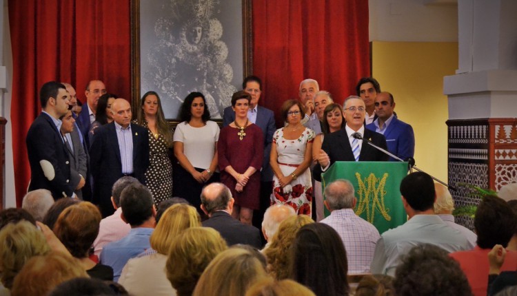 Luciano Míguez Melo presentó oficialmente su Candidatura a los hermanos del Rocío de Gines