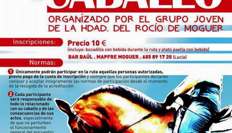 Hermandad de Moguer – I Ruta a caballo