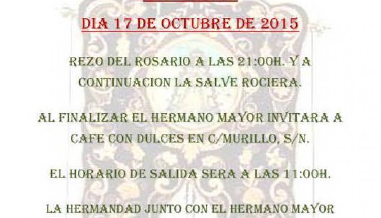 Hermandad de Lucena del Puerto – Peregrinación Nocturna al Rocío 2015
