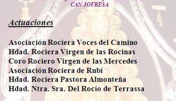 Hermandad de Terrassa – XV Certamen Coros Rocieros