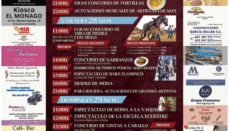 Agrupación Parroquial de Ntra. Sra. del Rocío de El Cuervo –  I Gran Festival a beneficio del Simpecado