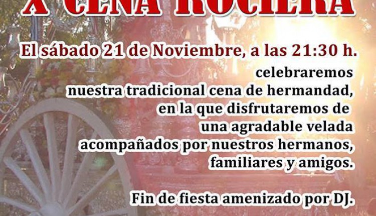 Hermandad de Olivares – X Cena Rociera