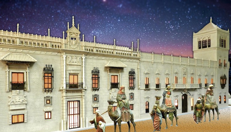 BELÉN DE LA SOLIDARIDAD 2015 – UN BELÉN EN LA PLAZA DEL DUQUE QUE DESAPARECIÓ EN LOS AÑOS 60