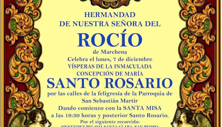 Hermandad de Marchena – Santo Rosario por la Inmaculada