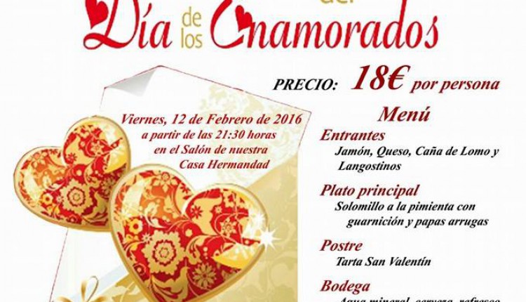Hermandad de Santiponce – Cena Día de los Enamorados 2016
